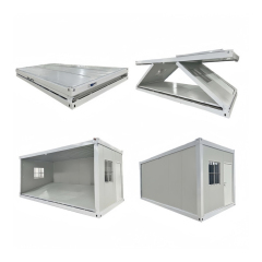 20ft Prefab Modular House Z Folding Container Prefabricated Mobile Home Camp Office Storage Container House
