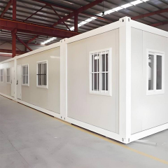 Container House Quick Installation Z-Fold Design Prefab Foldable Tiny Mobile Temporary Dormitory Container Mobile House