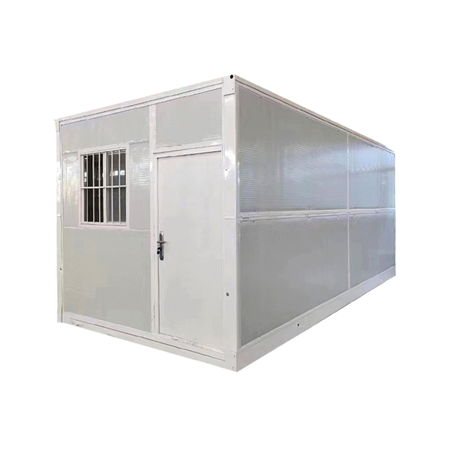 Modular X- Folding Container House Prefabricated Steel Frame Sandwich Panels Multi-storey Foldable House