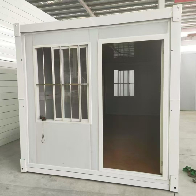 Modular X- Folding Container House Prefabricated Steel Frame Sandwich Panels Multi-storey Foldable House