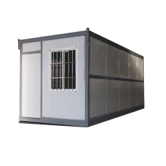 X Fold Container House Galvanized Steel Frame Insulated Modular Office Fold Home Camp Housing Staff Accommodation