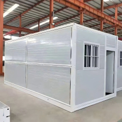 X-type Expandable Container House Prefab Home 20Ft Flat Roof Foldable Tiny Office Low Cost Quick Build Living Room Bedroom