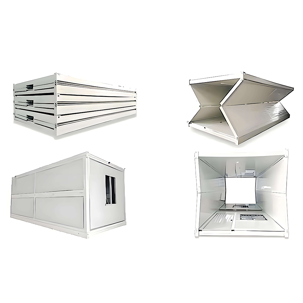 X Shaped Folding Container Houses Foldable and Folding Prefabricated Rapid Construction of Containers