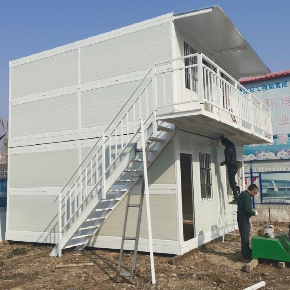 X Shaped Folding Container Houses Foldable and Folding Prefabricated Rapid Construction of Containers