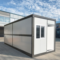 Fast Build 20ft Easy Assembly Mobile Office Temporary Accommodation X Type Folding Container House