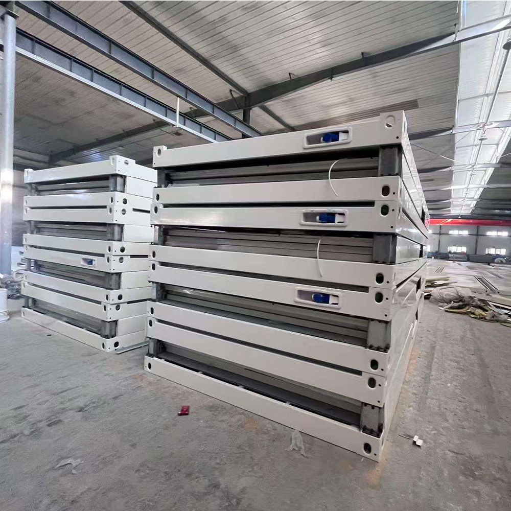 Fast Build 20ft Easy Assembly Mobile Office Temporary Accommodation X Type Folding Container House