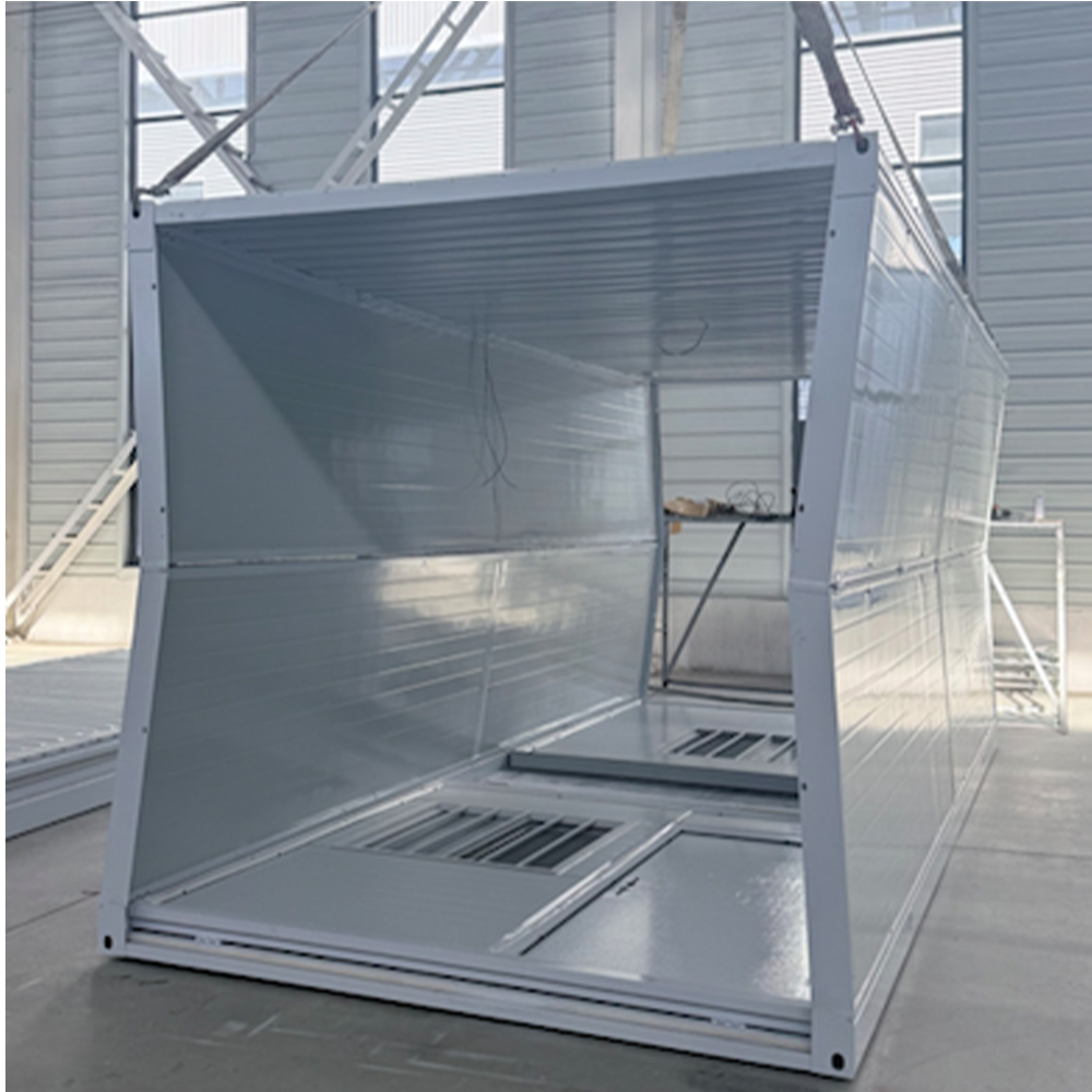Fast Build 20ft Easy Assembly Mobile Office Temporary Accommodation X Type Folding Container House