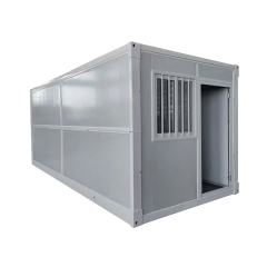 X-Type Folding Container House 20ft Mobile Prefab Tiny Home Multi-Purpose Modular Building Office School Gym Bedroom