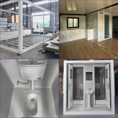 Detachable container houses / Compact detachable flat-pack container houses