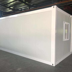 20ft 40ft Modern Luxury Breathable Steel Sandwich Panel Rectangle Standard Thickness Prefabricated Container House Flat Pack