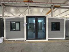 Expandable Folding Container Prefab House Steel Frame Ready Made Prefabricated 40ft 20ft Expandable Container House