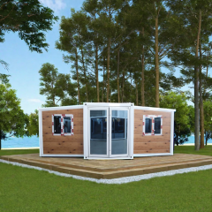 Expandable Folding Container Prefab House Steel Frame Ready Made Prefabricated 40ft 20ft Expandable Container House