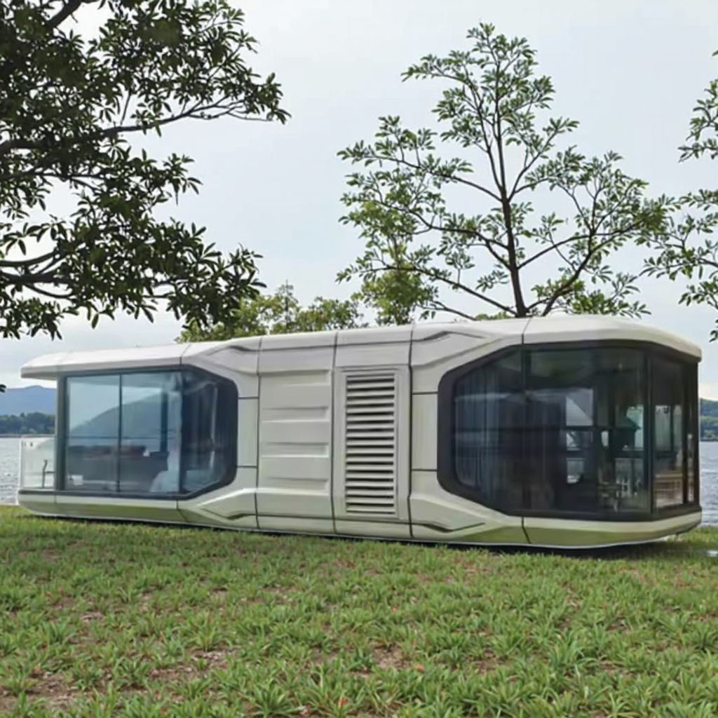 Wholesale Container House Luxury 20ft 40ft Prefab Portable Space Capsule Cabin Houses for Using Hotels and Camps