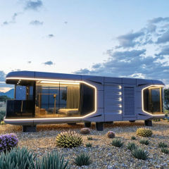 Modern Prefabricated 40FT Space Capsule House Mobile Glamping Space Capsules Space Capsule Hotel