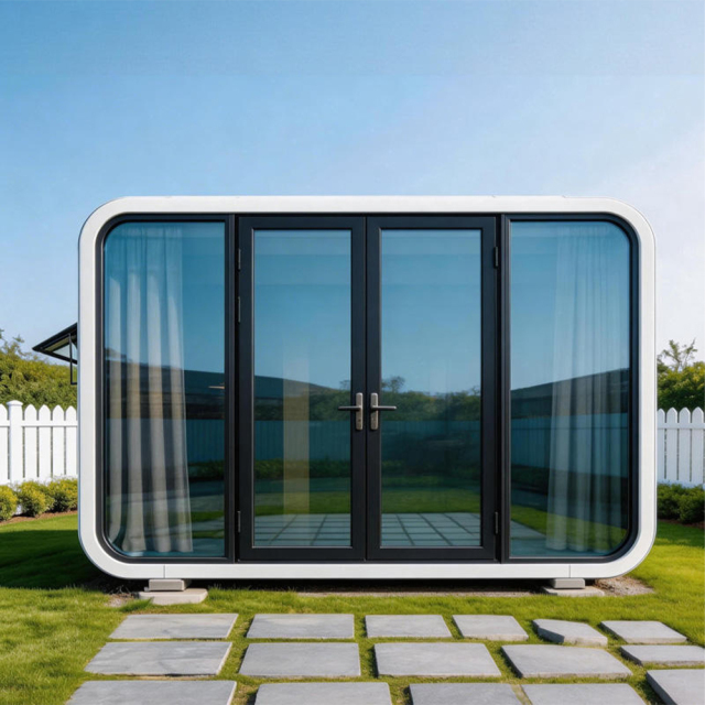 Modern Modular Steel Container House Portable Space Capsule Villa Apple Pod Cabin Inspired Commercial Exterior Warehouse