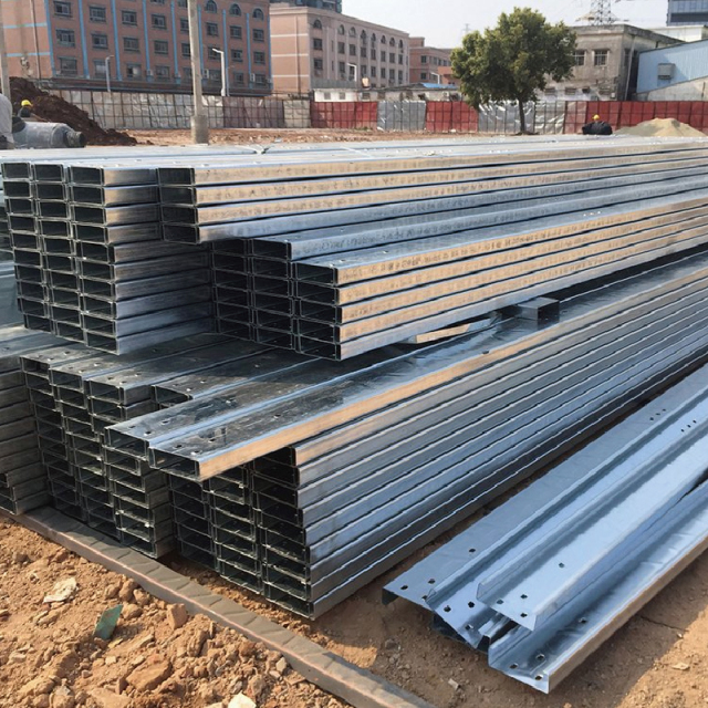 Pre Galvanized C Channel Steel C Purlin for Construction Structural Support