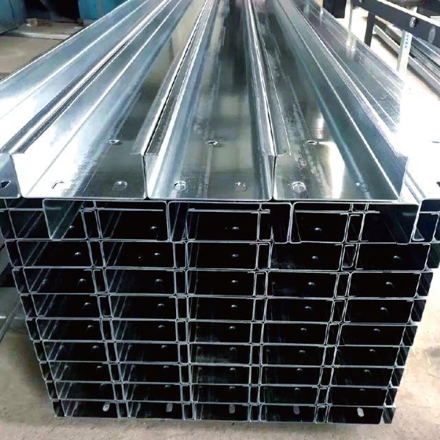 High Quality Structural Steel Support Component Galvanized C Purlin