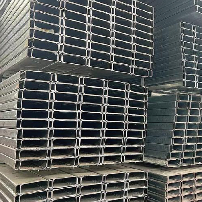 High Quality Structural Steel Support Component Galvanized C Purlin