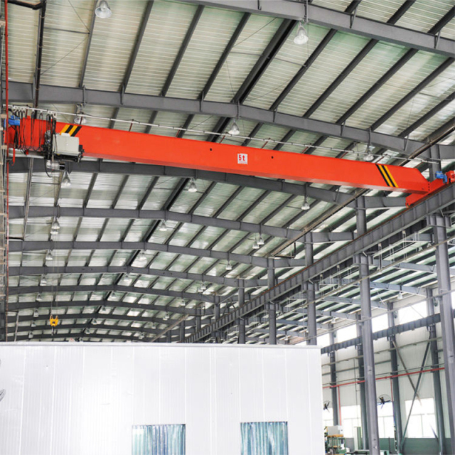 New Design Warehouse Electric Single Beam Travelling Overhead Crane