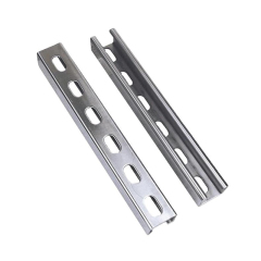 Q235B pre-galvanized steel C-shaped purlins, suitable for simple assembly buildings