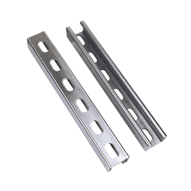 Q235B pre-galvanized steel C-shaped purlins, suitable for simple assembly buildings
