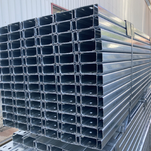 Pre Galvanized C Channel Steel C Purlin for Construction Structural Support
