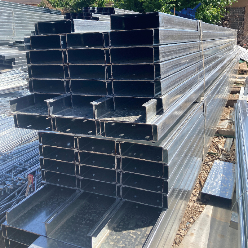 Factory Direct Sale ASTM A36 Q235B Q345B C Channel Steel Hot Dip Galvanized C Purlin
