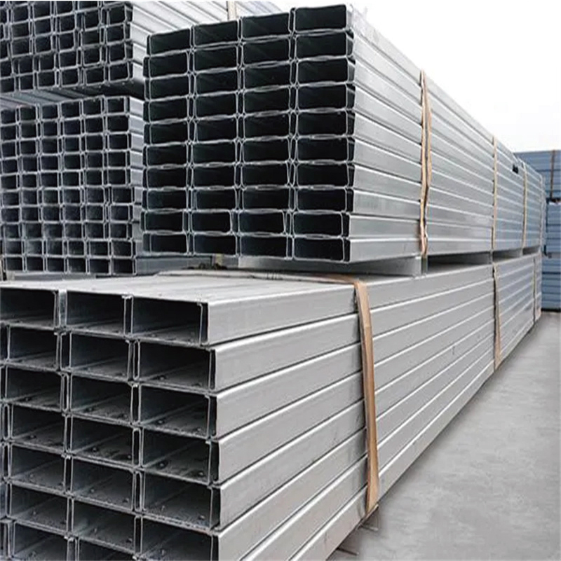 Factory Direct Sale ASTM A36 Q235B Q345B C Channel Steel Hot Dip Galvanized C Purlin