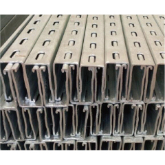 Q235B pre-galvanized steel C-shaped purlins, suitable for simple assembly buildings
