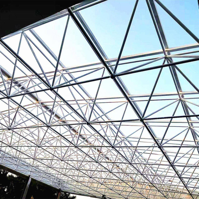Modern Design Prefabricated Steel Roof Truss for Park Architectural Membrane Bleacher Roofing