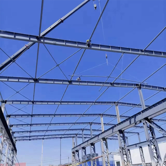 Modern Design Prefabricated Steel Roof Truss for Park Architectural Membrane Bleacher Roofing