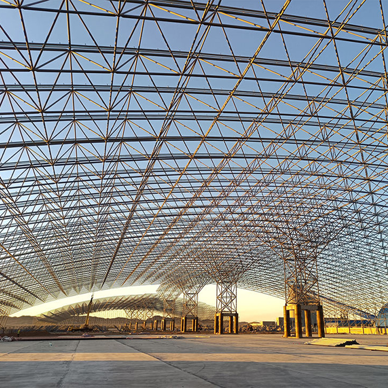 Lightweight but Strong Steel Space Frame Truss for Gymnasium & Stadium