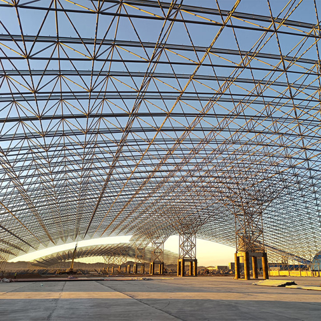 Lightweight but Strong Steel Space Frame Truss for Gymnasium & Stadium
