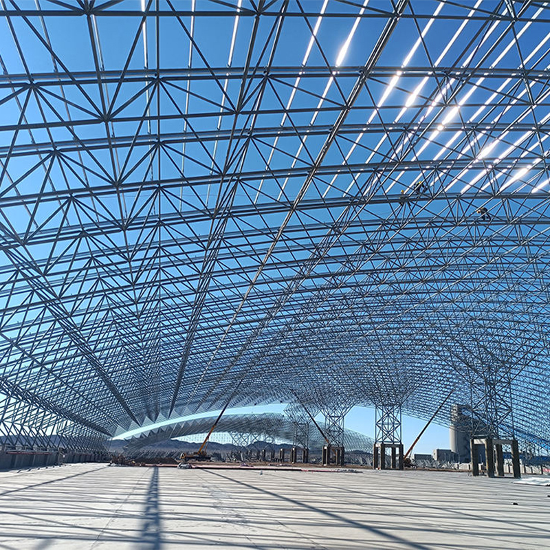Lightweight but Strong Steel Space Frame Truss for Gymnasium & Stadium