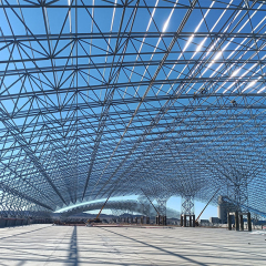 Lightweight but Strong Steel Space Frame Truss for Gymnasium & Stadium