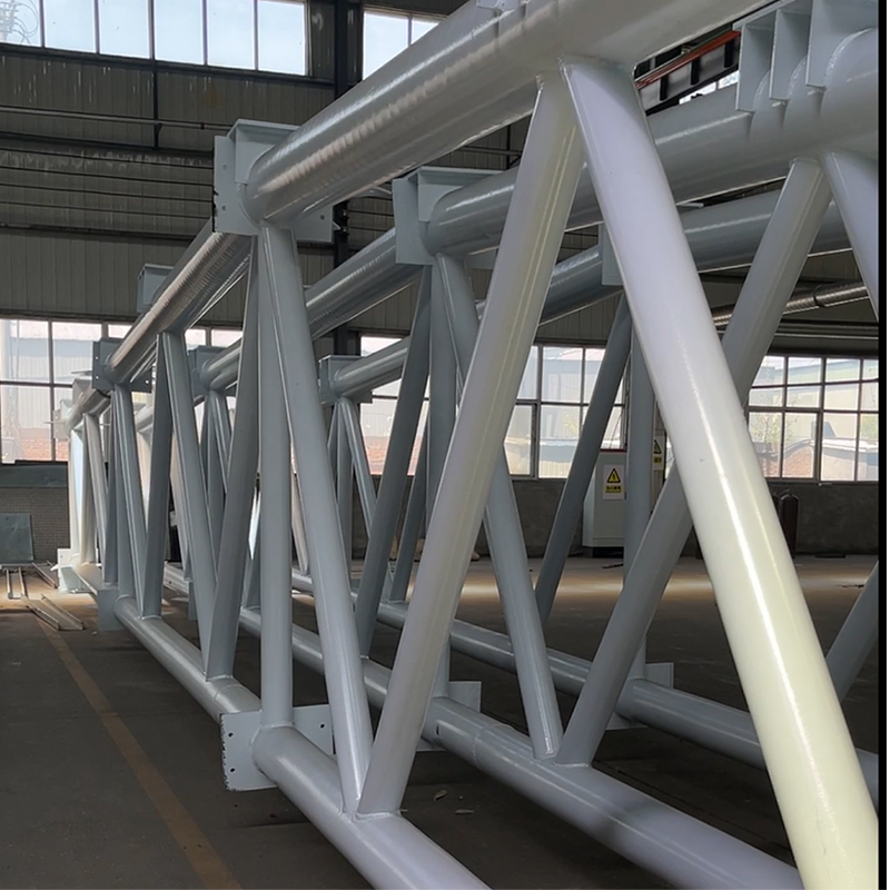 Custom Steel Structure Parts Welded Steel Column Beam Truss for Building Project