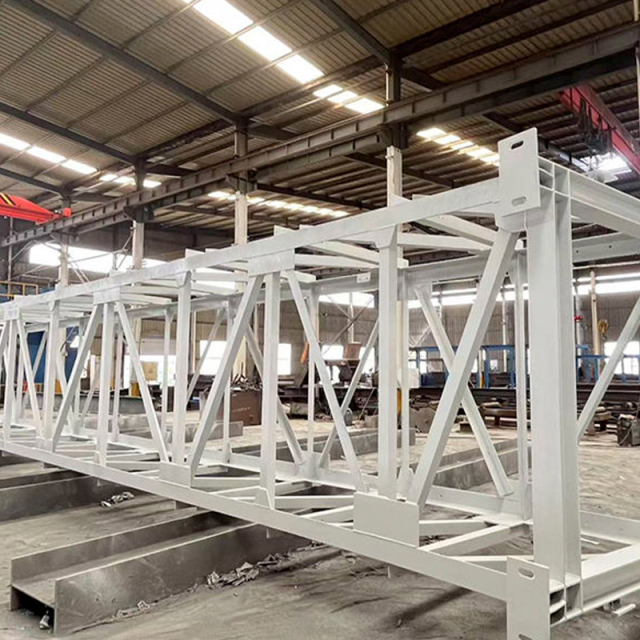 Modern Industrial Steel Truss Structure for Large Span Warehouse Roof