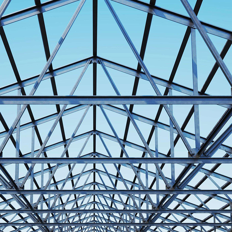 Modern Industrial Steel Truss Structure for Large Span Warehouse Roof