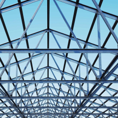 Modern Industrial Steel Truss Structure for Large Span Warehouse Roof