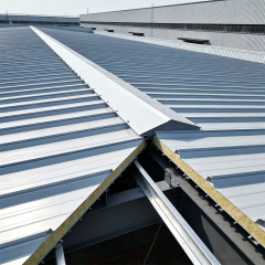 Modern Rock Wool Sandwich Panel Fireproof Insulation Metal Steel Building Exterior Wall Panel