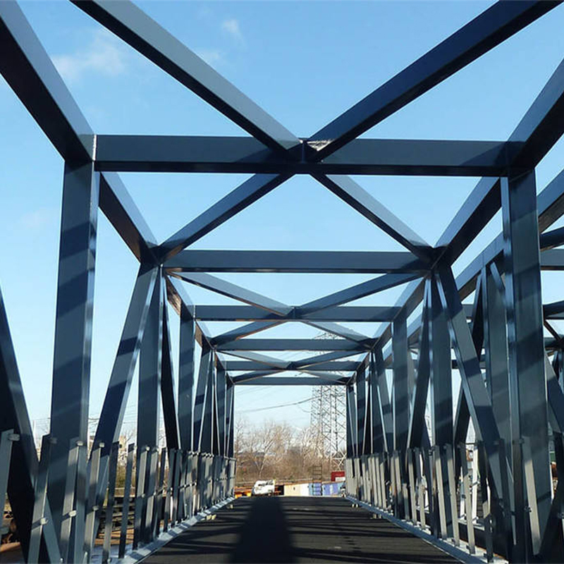Custom Heavy-Duty Galvanized Structural Steel H Beam Bended Roof Trusses Event Structures