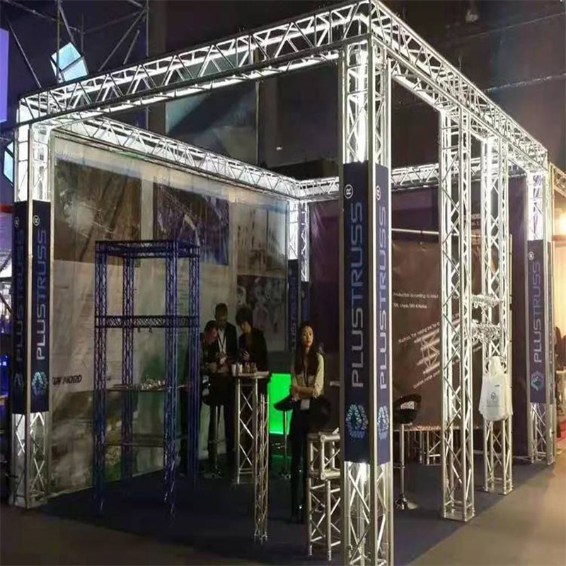 Custom Heavy-Duty Galvanized Structural Steel H Beam Bended Roof Trusses Event Structures