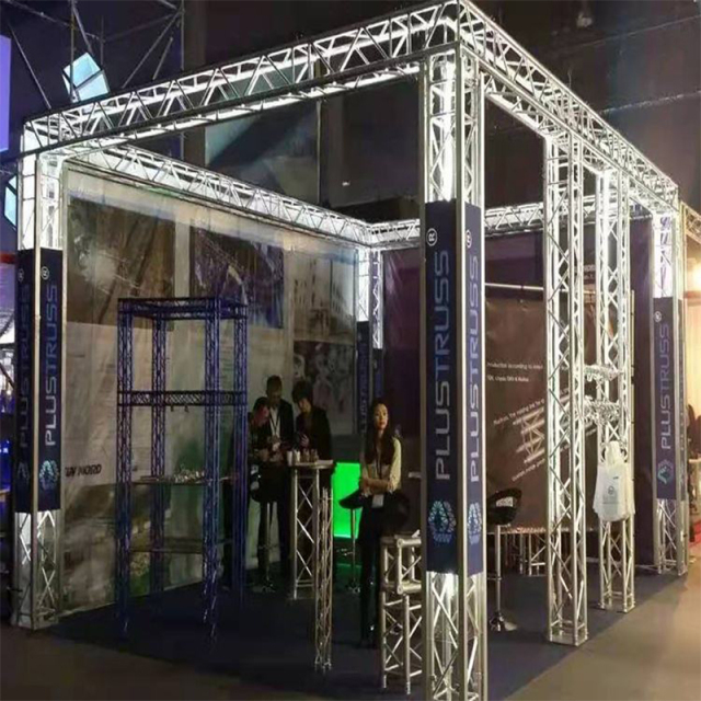 Custom Heavy-Duty Galvanized Structural Steel H Beam Bended Roof Trusses Event Structures