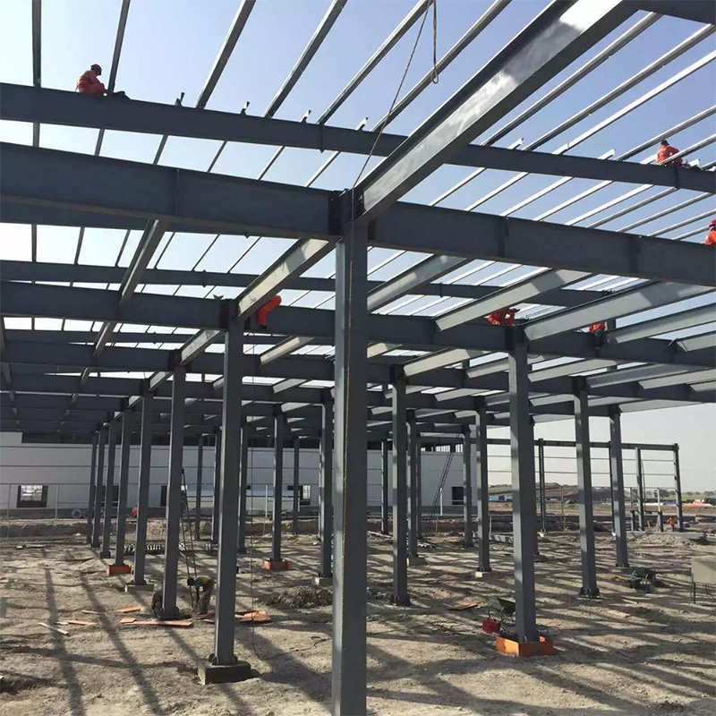 China Customized Frame Metal Steel Structure Steel Building Metal Arch Frame Warehouse Building Steel Frame Structure