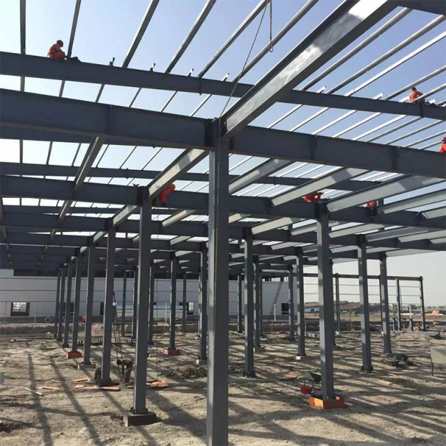 China Customized Frame Metal Steel Structure Steel Building Metal Arch Frame Warehouse Building Steel Frame Structure