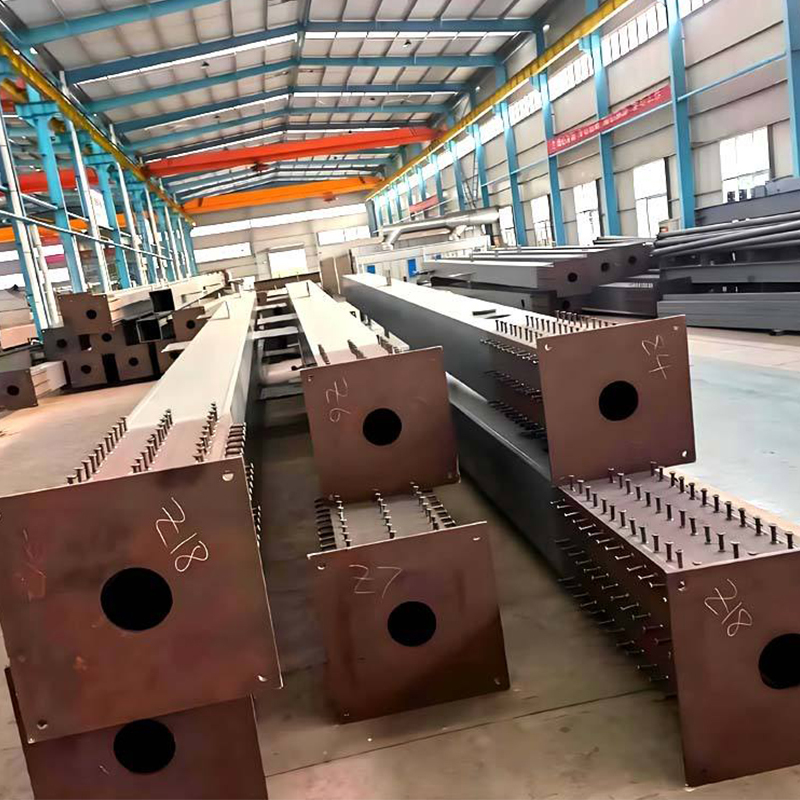 Easy to Disassemble Steel Structure Buildings Steel Column Advanced Welding Box Column