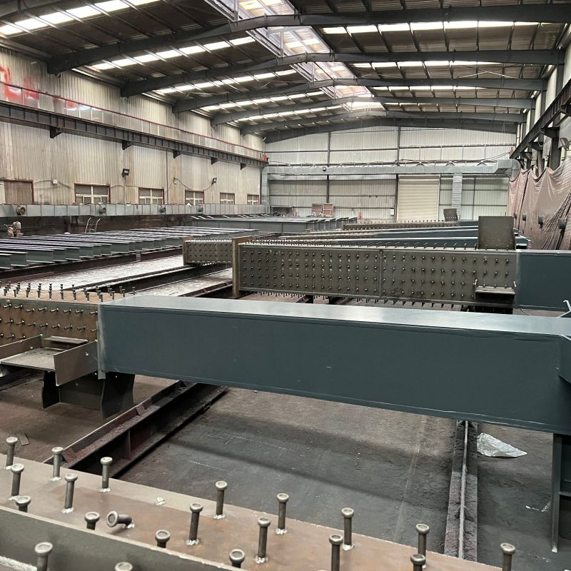 Easy to Disassemble Steel Structure Buildings Steel Column Advanced Welding Box Column