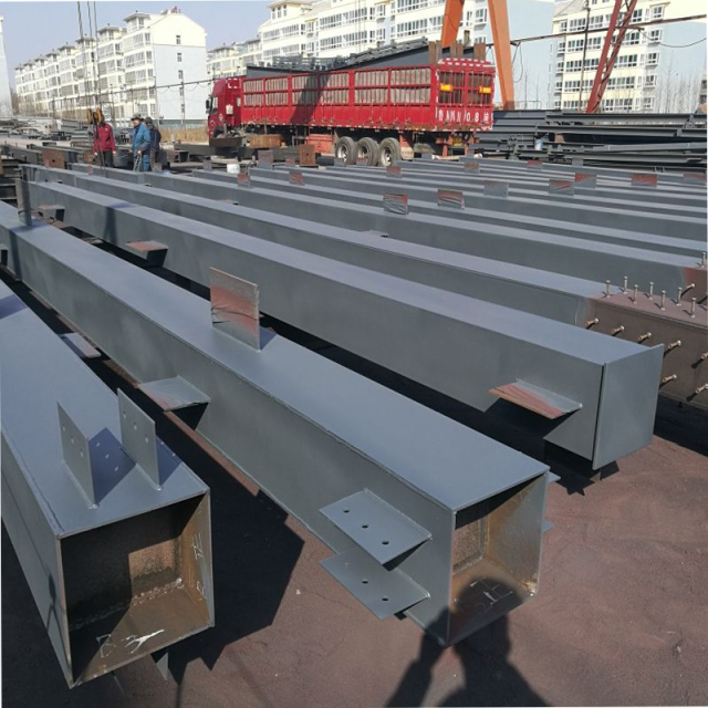 Factory Directly Supply Construction Housing Assembly Welding Heavy Steel Structure Square Column Steel Box Column