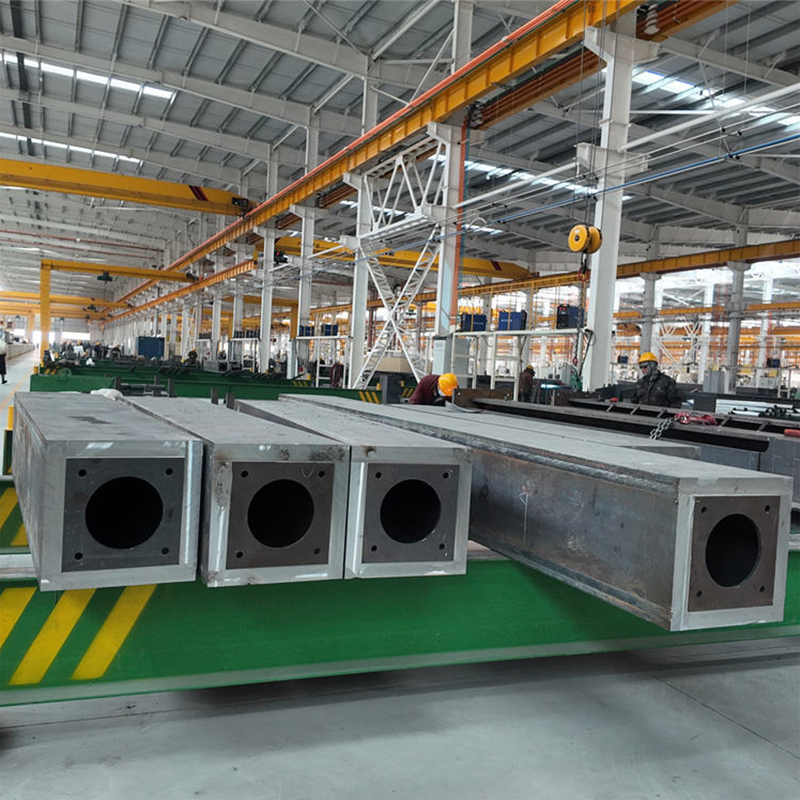 Factory Directly Supply Construction Housing Assembly Welding Heavy Steel Structure Square Column Steel Box Column