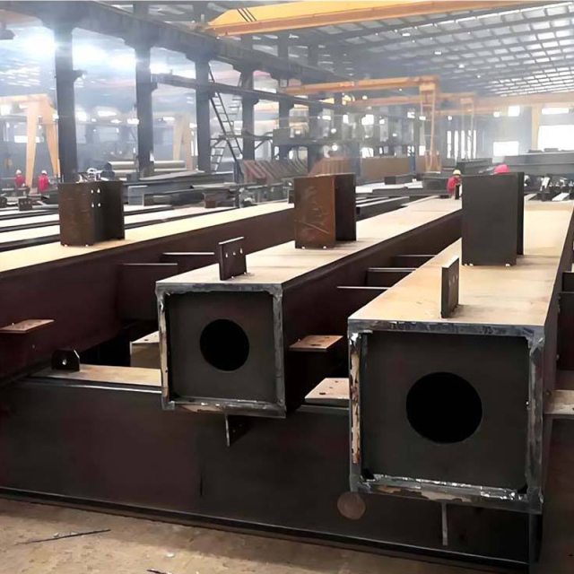 Easy to Disassemble Steel Structure Buildings Steel Column Advanced Welding Box Column